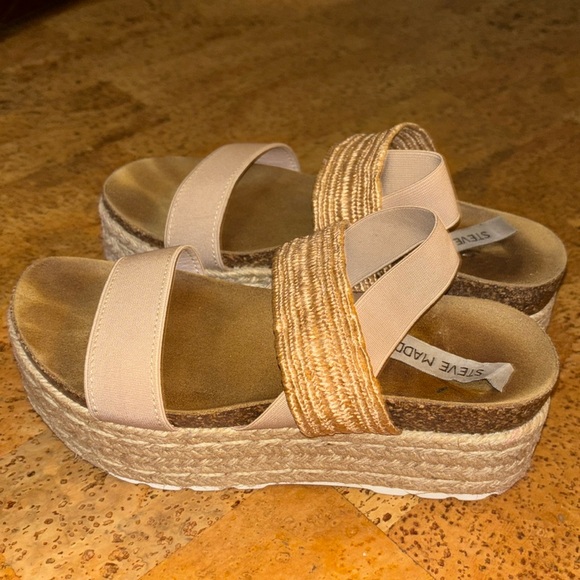 Steve Madden Platform Wedge Sandals - Picture 2 of 7